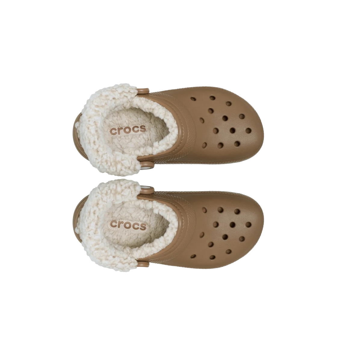 크록스 클래식 플리스 라인드 클로그 플리스 스트랩 세피아(Crocs Classic Fleece Lined Clog Fleec Strap Sepia) - 2
