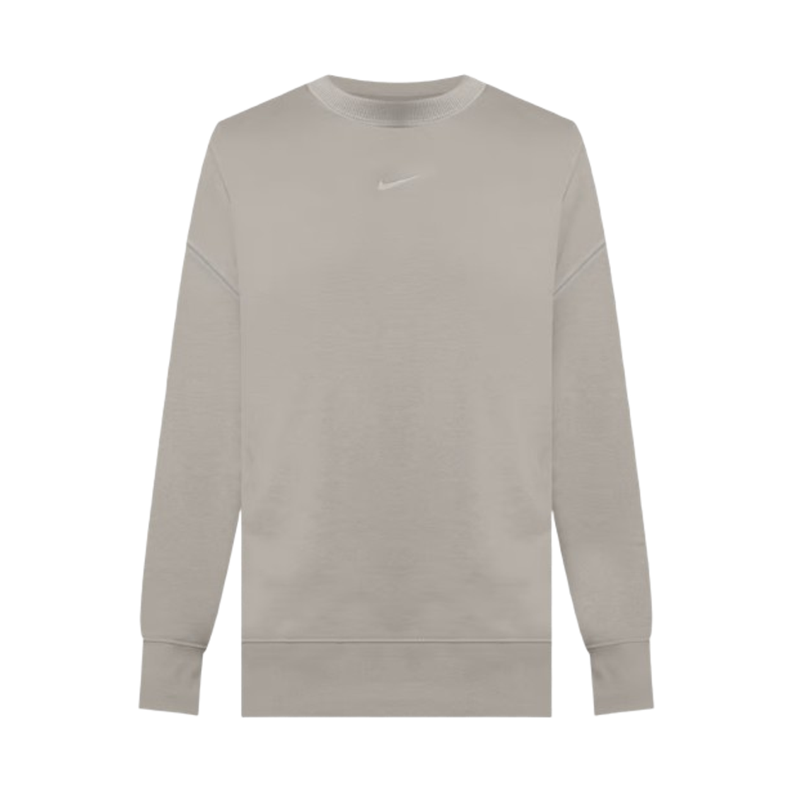FZ4271-104 (W) Nike NSW Phoenix Fleece Oversized Crewneck Sweatshirt Light Orewood Brown Sail - Asia