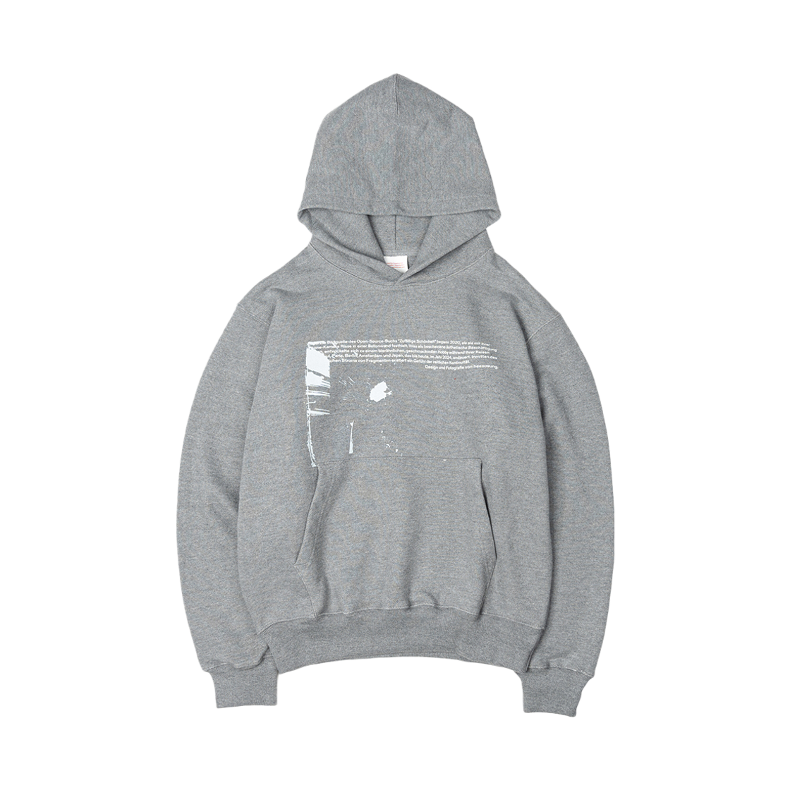 ODE-HO-032-BG Berlin Photobook Distribution Accidental Beauty Hoodie Dark Grey