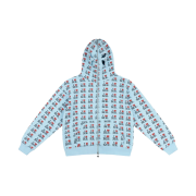 (W) Ashley Williams I Heart Me Butterfly Hoodie Blue