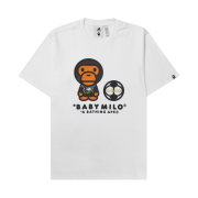 Adidas x BAPE Baby Milo T-Shirts White - KR Sizing