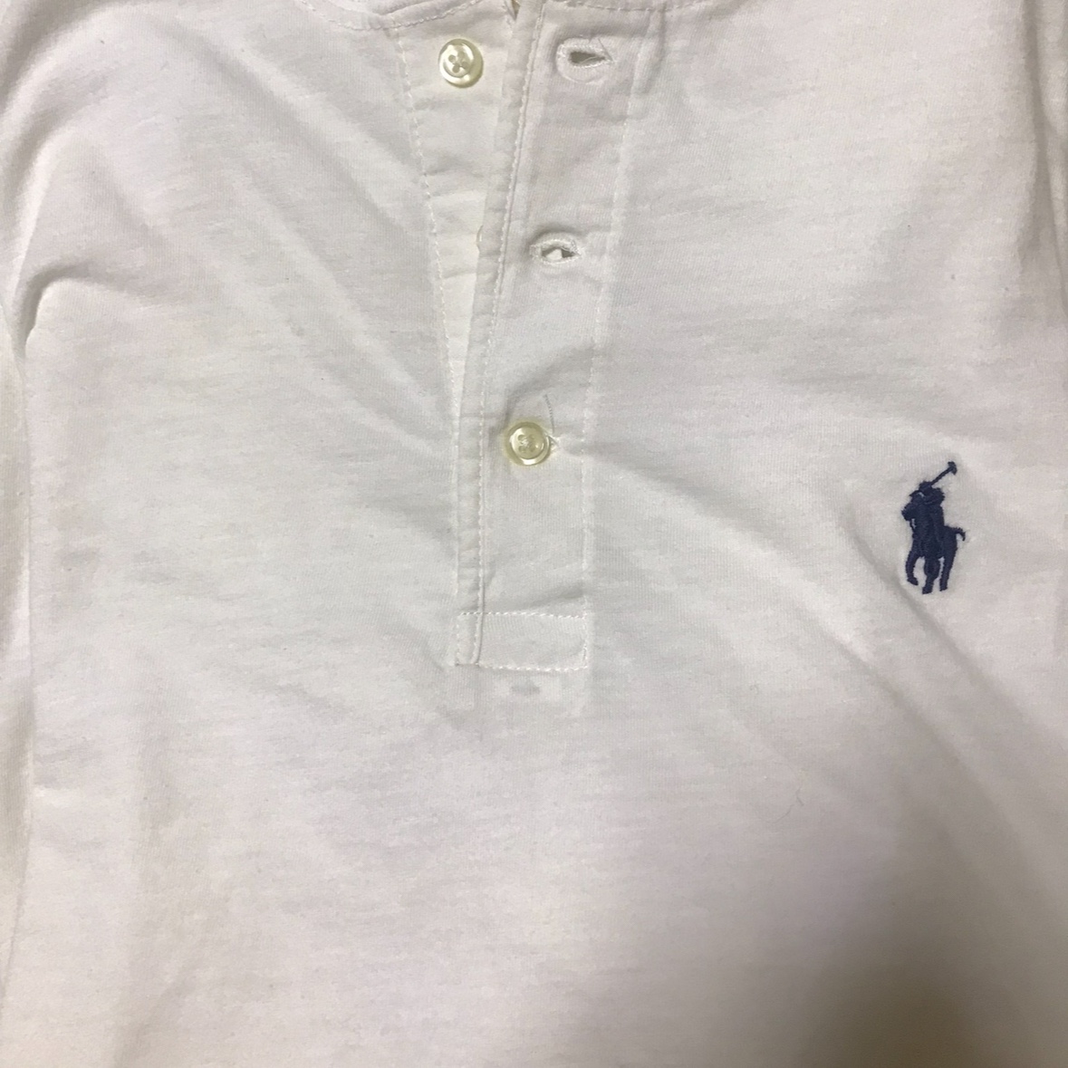 [20% 적립] Polo Ralph Lauren Classic Fit Jersey Long Sleeve T-Shirt White - 24FW 착용 스타일