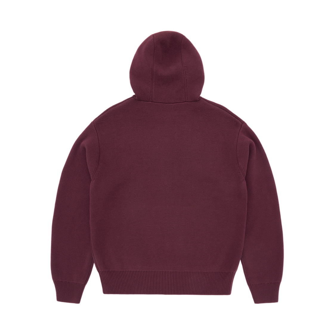 코르테이즈 3M 컬리지 니트 집 후드 와인(Corteiz 3M College Knit Zip Hoodie Wine) - 2