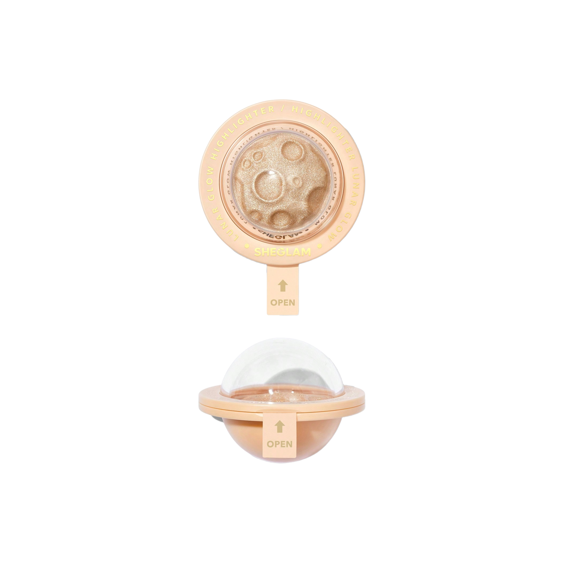 - Sheglam Lunar Glow Highlighter Tea Cake