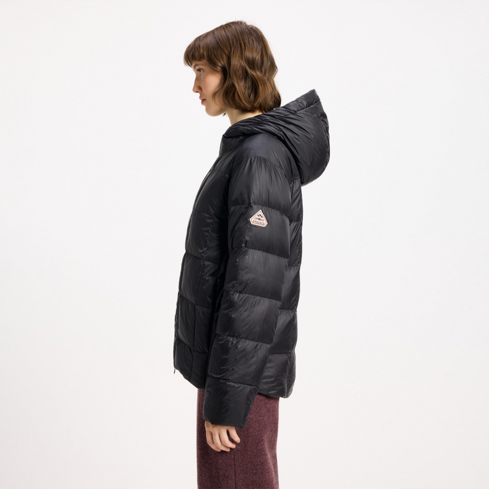 피레넥스 배시아 라이트웨이트 후디드 다운 자켓 - 블랙(Pyrenex BASSIA Lightweight Hooded Down Jacket - Black) - 4