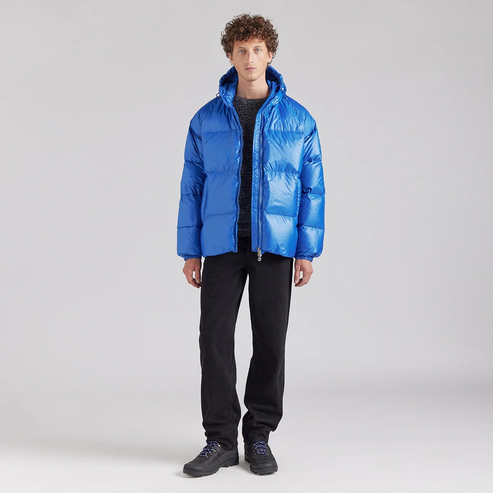 피레넥스 (24FW) 스텐 후디드 유니섹스 다운 자켓 - 아드리아틱(Pyrenex (24FW) STEN Hooded Unisex Down Jacket - Adriatic) - 2