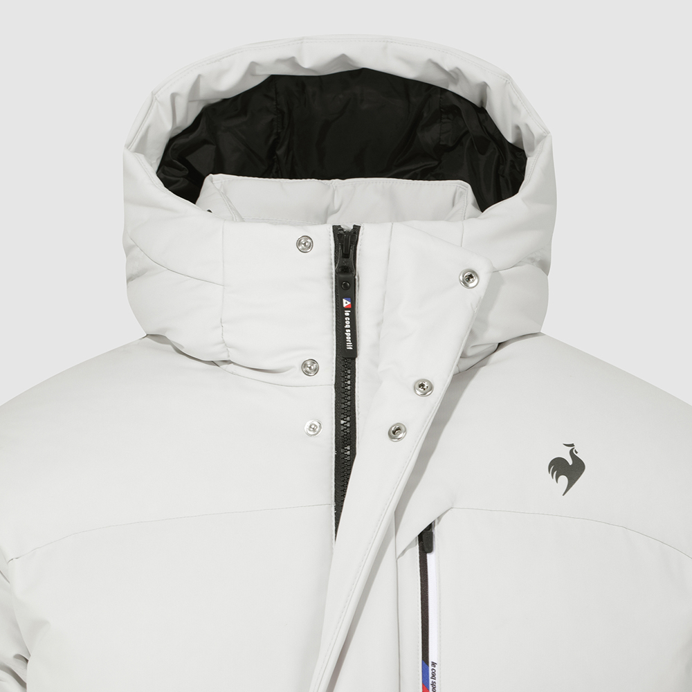 르꼬끄 스포르티브 유니 레귤러핏 벤쳐 구스 롱다운자켓 - 그레이 QQ423EDJN2(le coq sportif Venture Goose Long Down Jacket White Grey) - 5