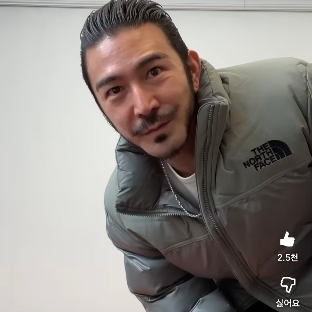 The North Face Nuptse On Ball Jacket Gray - 24FW 착용 스타일