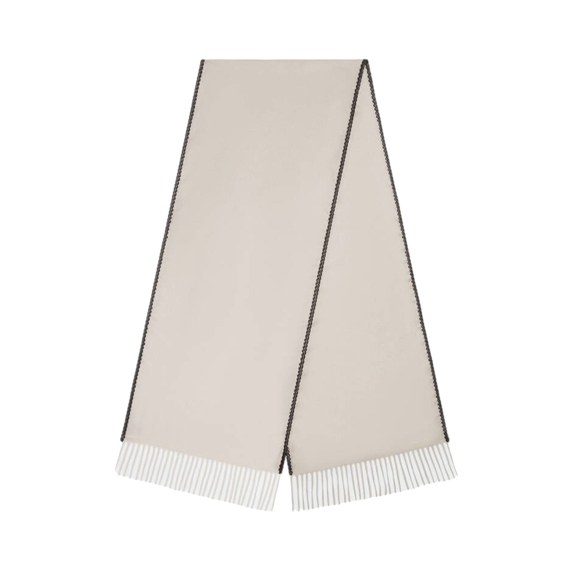 845558V5TY01101 Bottega Veneta Cashmere Muffler Light Grey