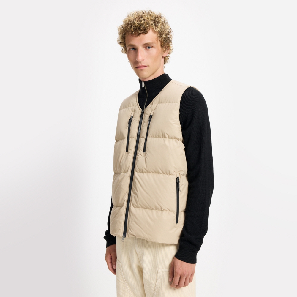피레넥스 SOLACE 슬리브리스 다운 자켓 - 스틸트(Pyrenex SOLACE Sleeveless Down Jacket - Stilt) - 3