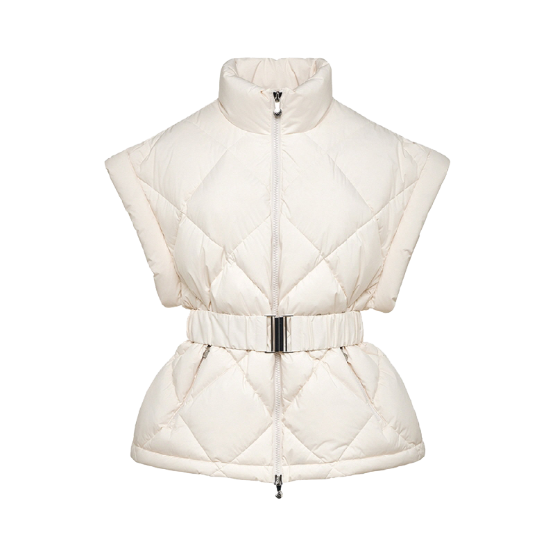 피레넥스 (24FW) 다이아나 슬리브리스 다운 자켓 - 착(Pyrenex (24FW) DIANA Sleeveless Down Jacket - Chalk) - 1