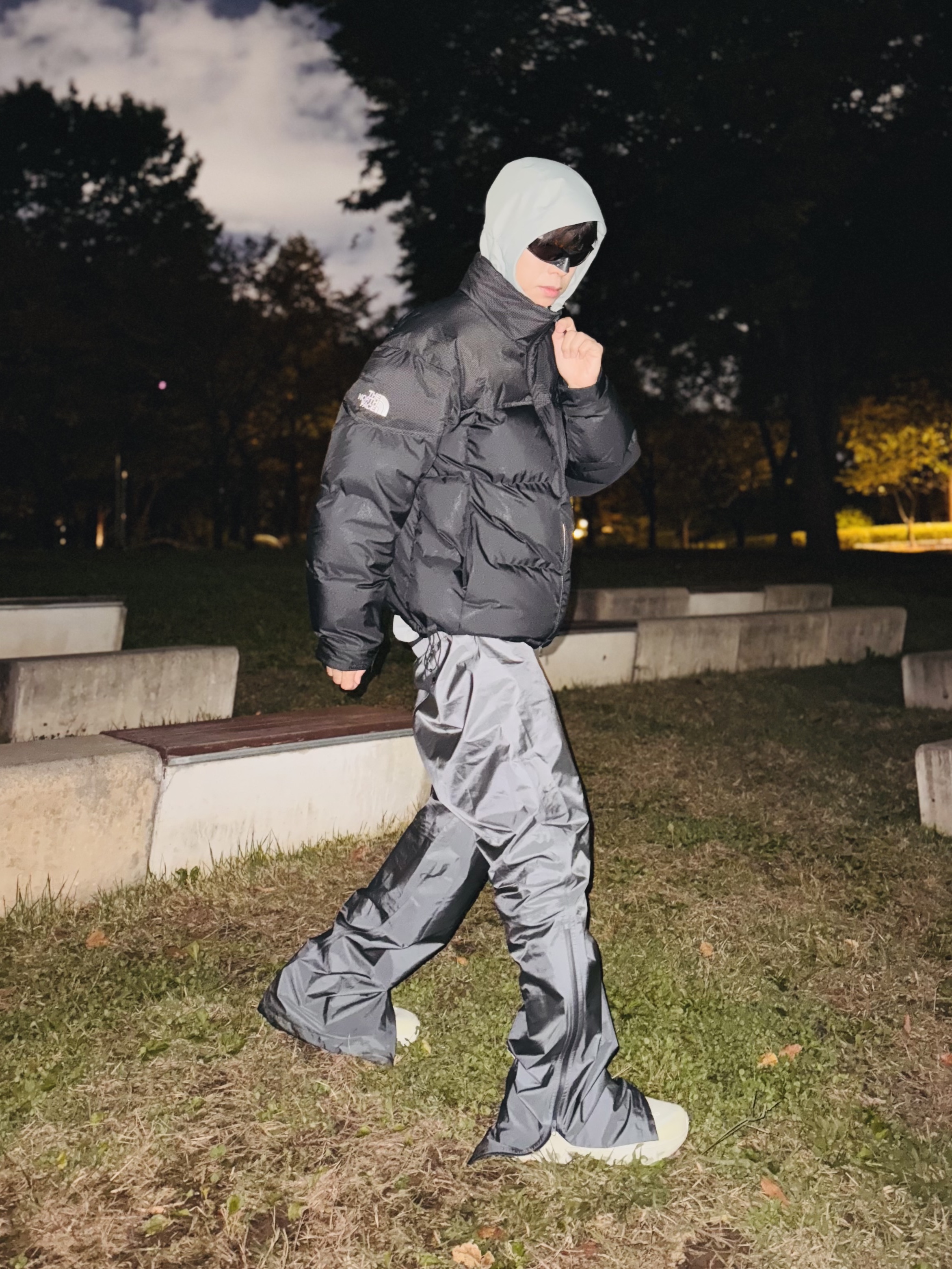 The North Face Remaster Down Jacket Black - 25FW, The North Face Remaster Down Jacket Brown 착용 스타일 - 6