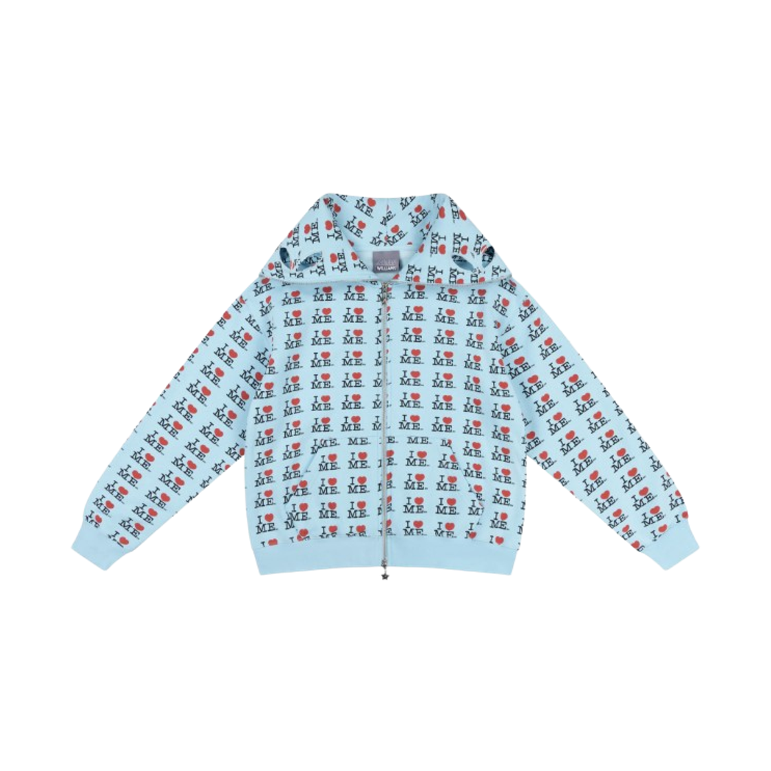 (W) 애슐리 윌리엄스 아이 하트 미 버터플라이 후드 블루((W) Ashley Williams I Heart Me Butterfly Hoodie Blue) - 3