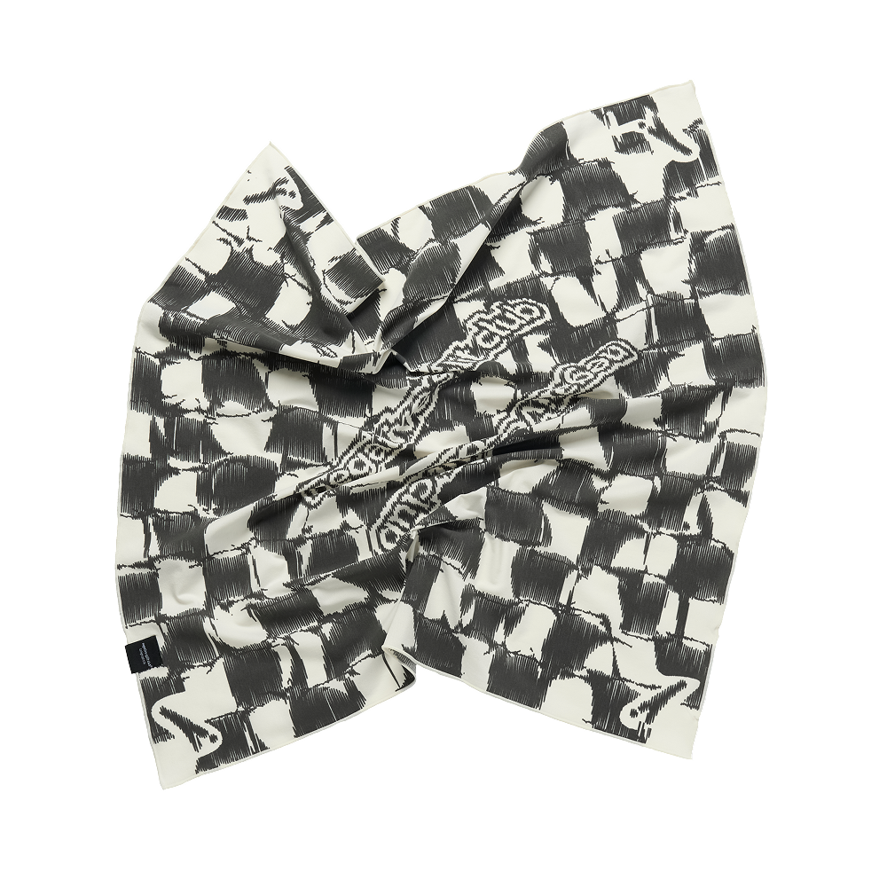 SA25IV-ACC-003 negative split club Checkerboard Bandana Swift Pro Ivory