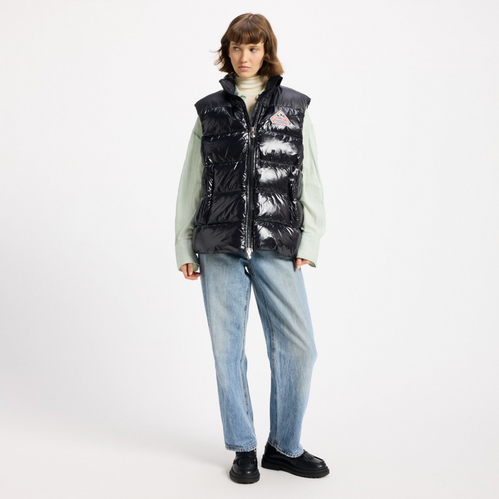 피레넥스 존 유니섹스 슬리브리스 다운 자켓 - 블랙(Pyrenex JOHN Unisex Sleeveless Down Jacket - Black) - 3