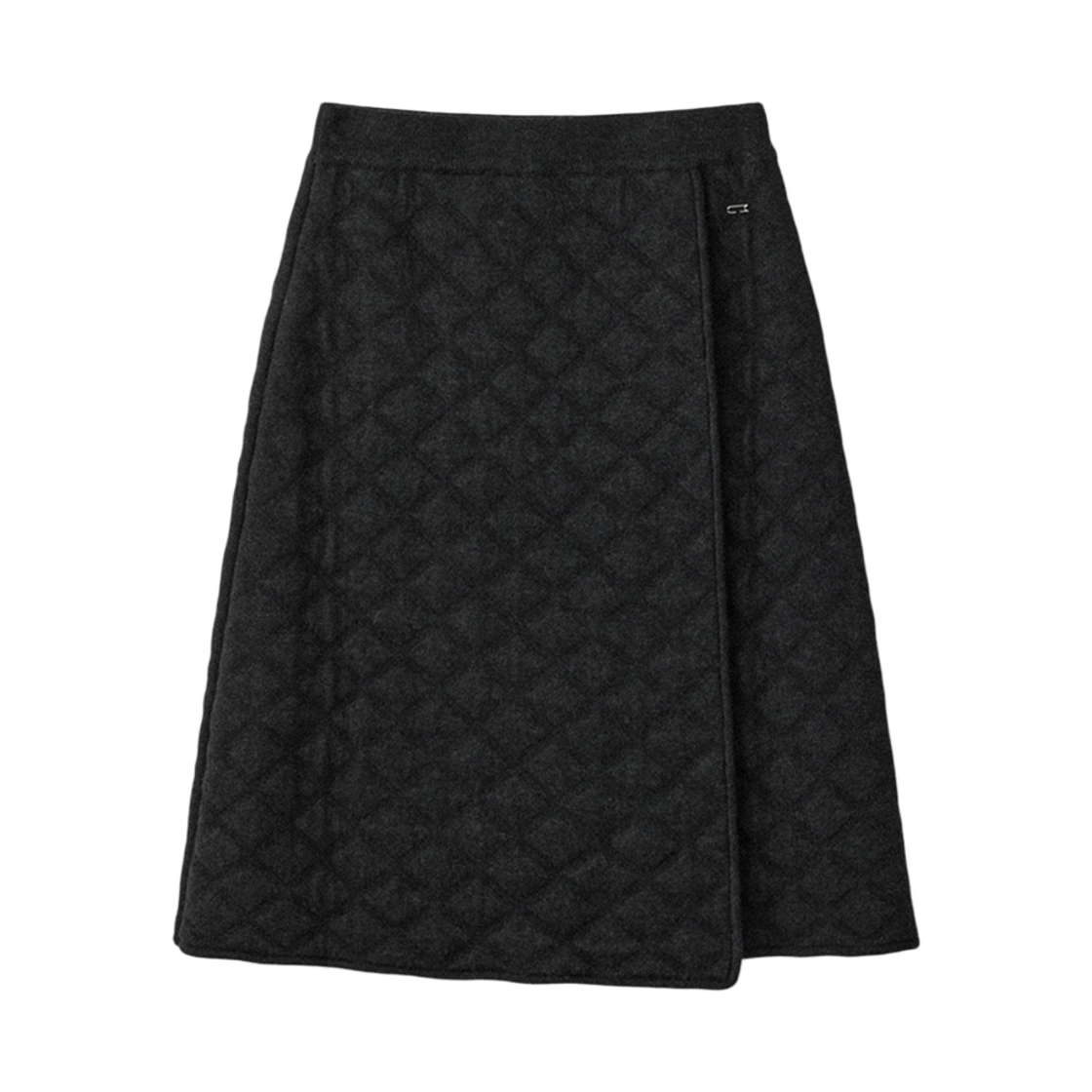 UM254WSK79GN UMARMUNG Yak Blended Quilting Skirt_Taiga