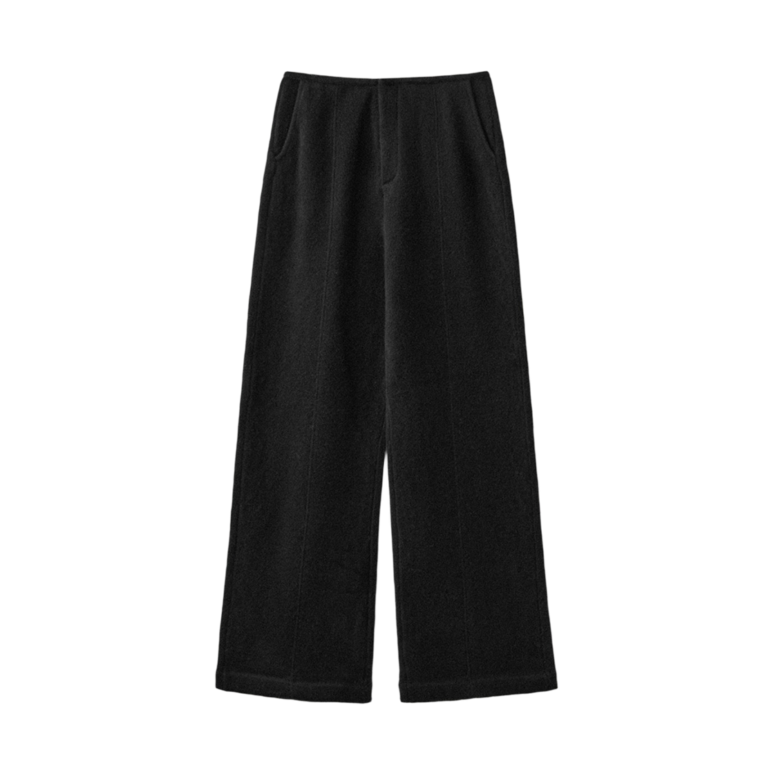 UM254WPT87BK UMARMUNG Wool Cashmere Wide Pants_Black