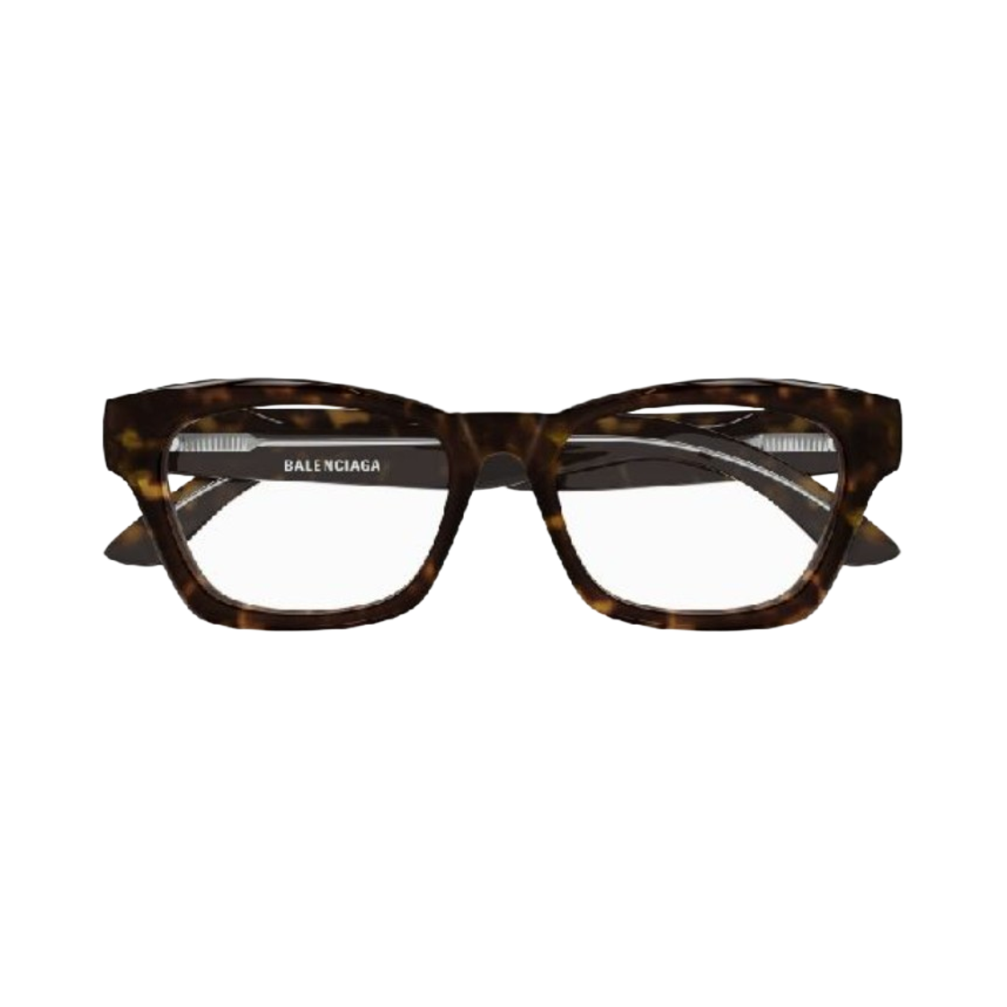 BB0242O002 Balenciaga Logo Temple Square Eyeglasses MultiColor