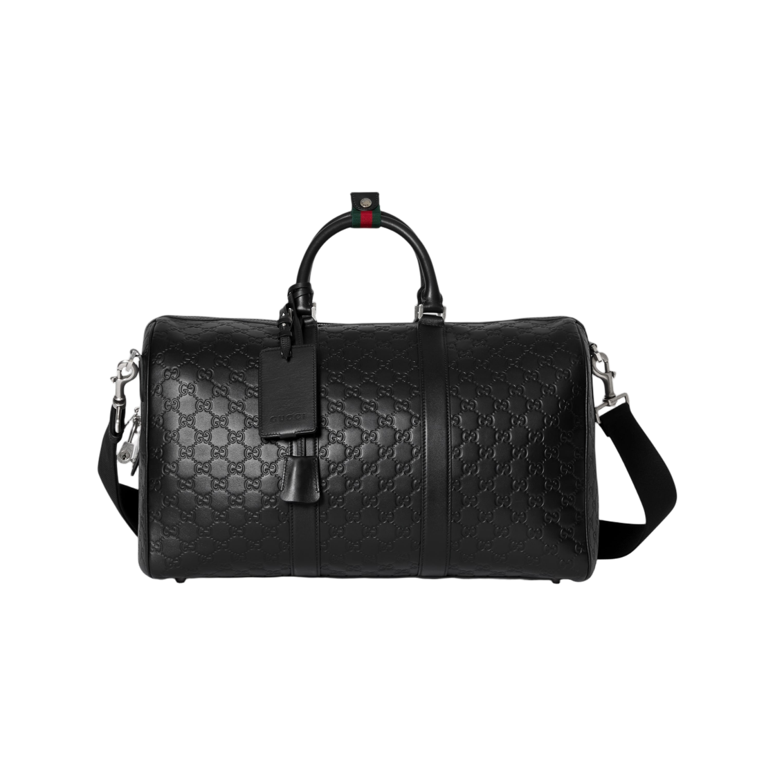 구찌 GG 엠블럼 미디움 더플백 블랙(Gucci GG Emblem Medium Duffel Bag Black) - 1