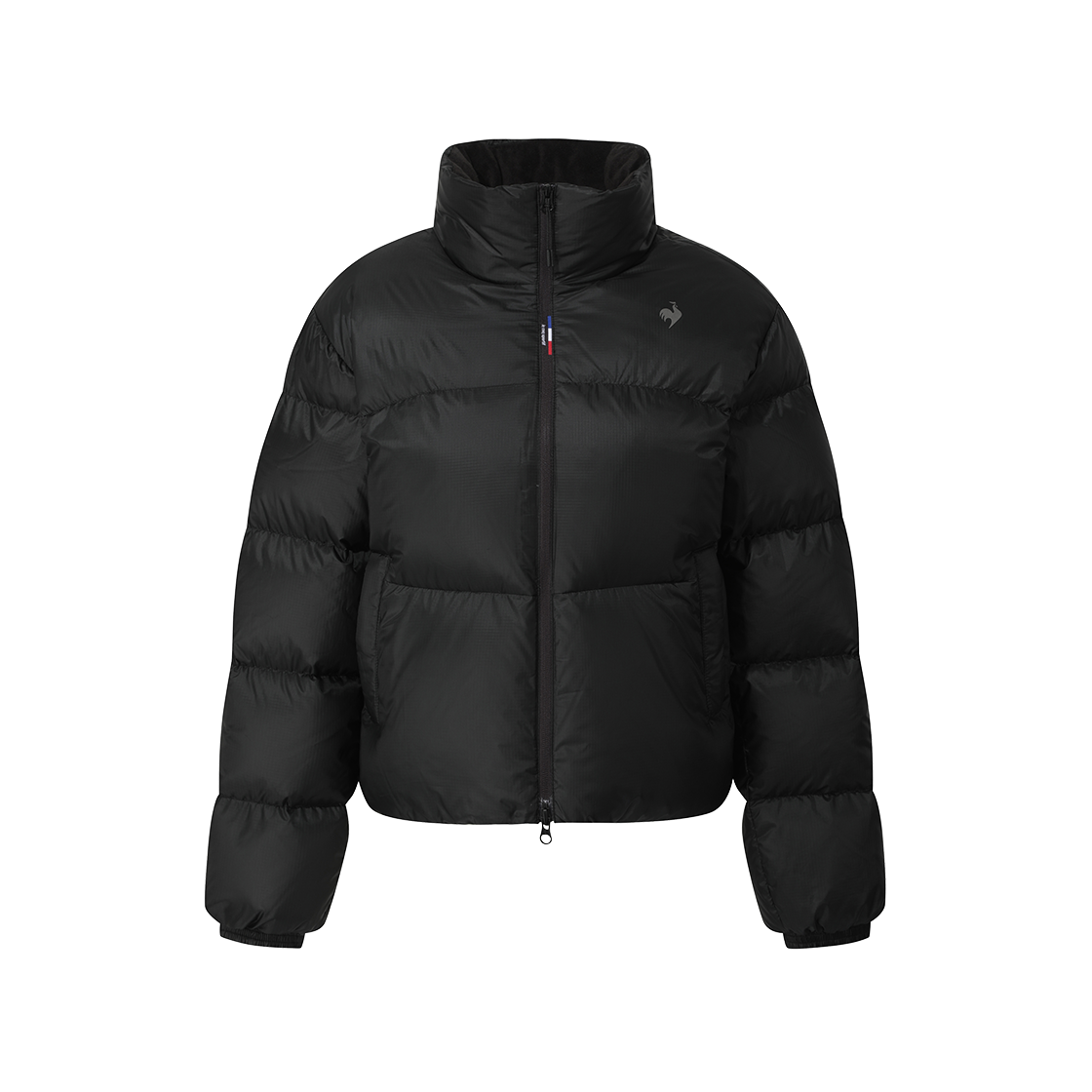 르꼬끄 스포르티브 여성 르에어로 퍼텍스 구스 크롭 다운자켓 - 블랙 QQ422EDJN4