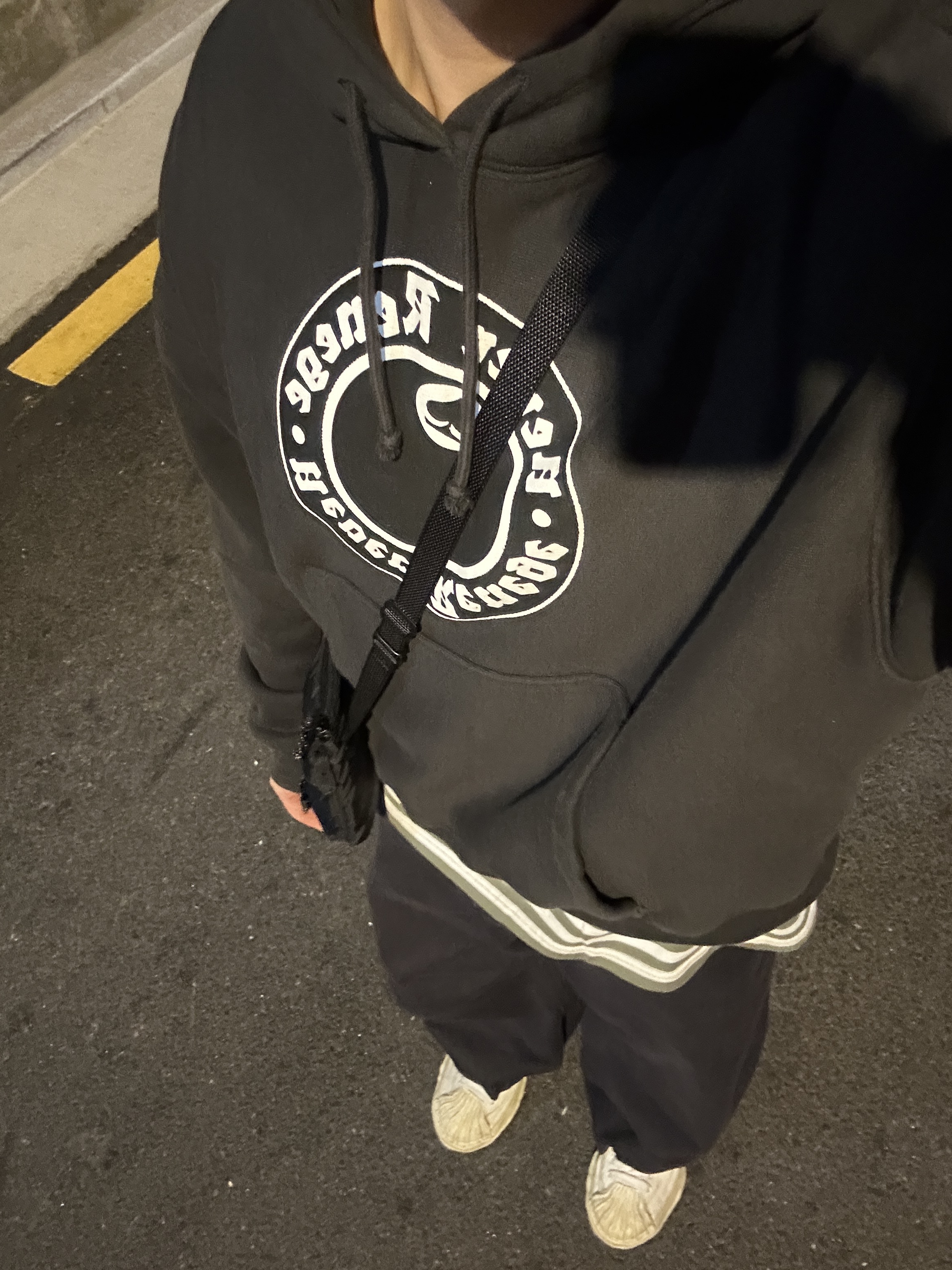 Suade Baggy Denim Raw Indigo 착용 스타일
