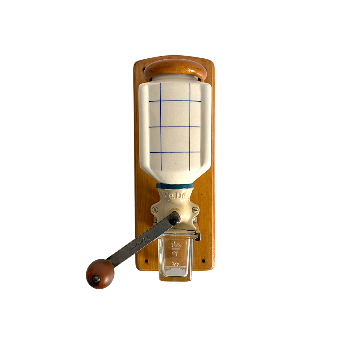 1950’s germany wall coffee grinder colorhouse 1950’s Germany Pe De Dienes Wall Coffee Grinder