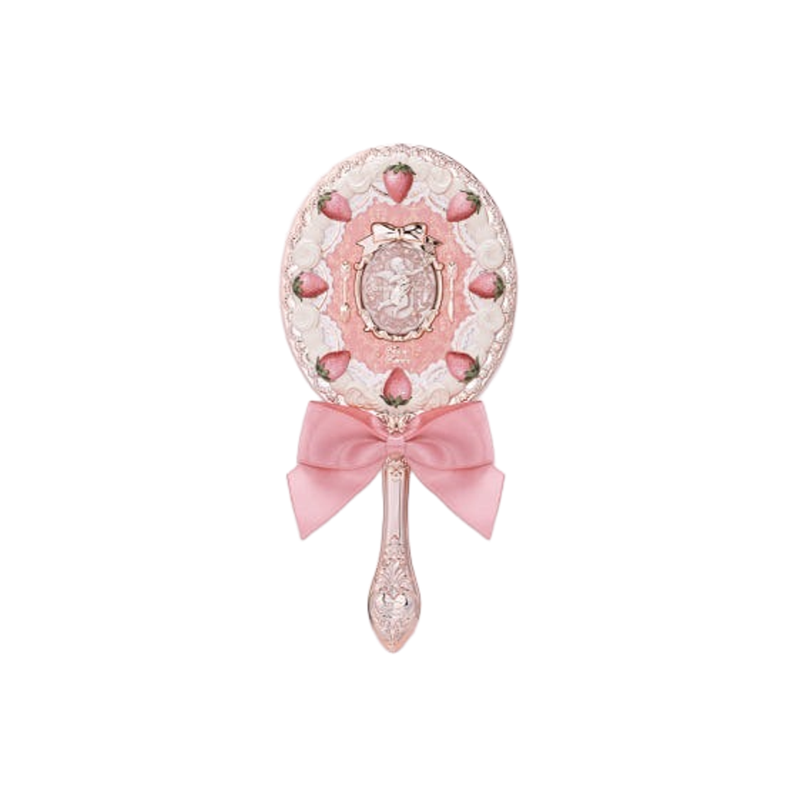 - Flower Knows Strawberry Cupid Hand Mirror Milky Pink