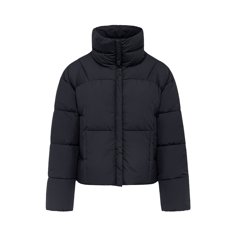 피레넥스 (24FW) 하모니 크롭 숏 다운 자켓 - 블랙(Pyrenex (24FW) HARMONIE Crop Short Down Jacket - Black) - 1
