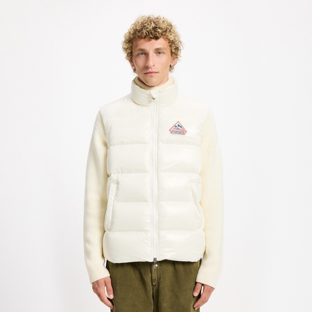 피레넥스 존 유니섹스 슬리브리스 다운 자켓 - 에쿰(Pyrenex JOHN Unisex Sleeveless Down Jacket - Ecume) - 4