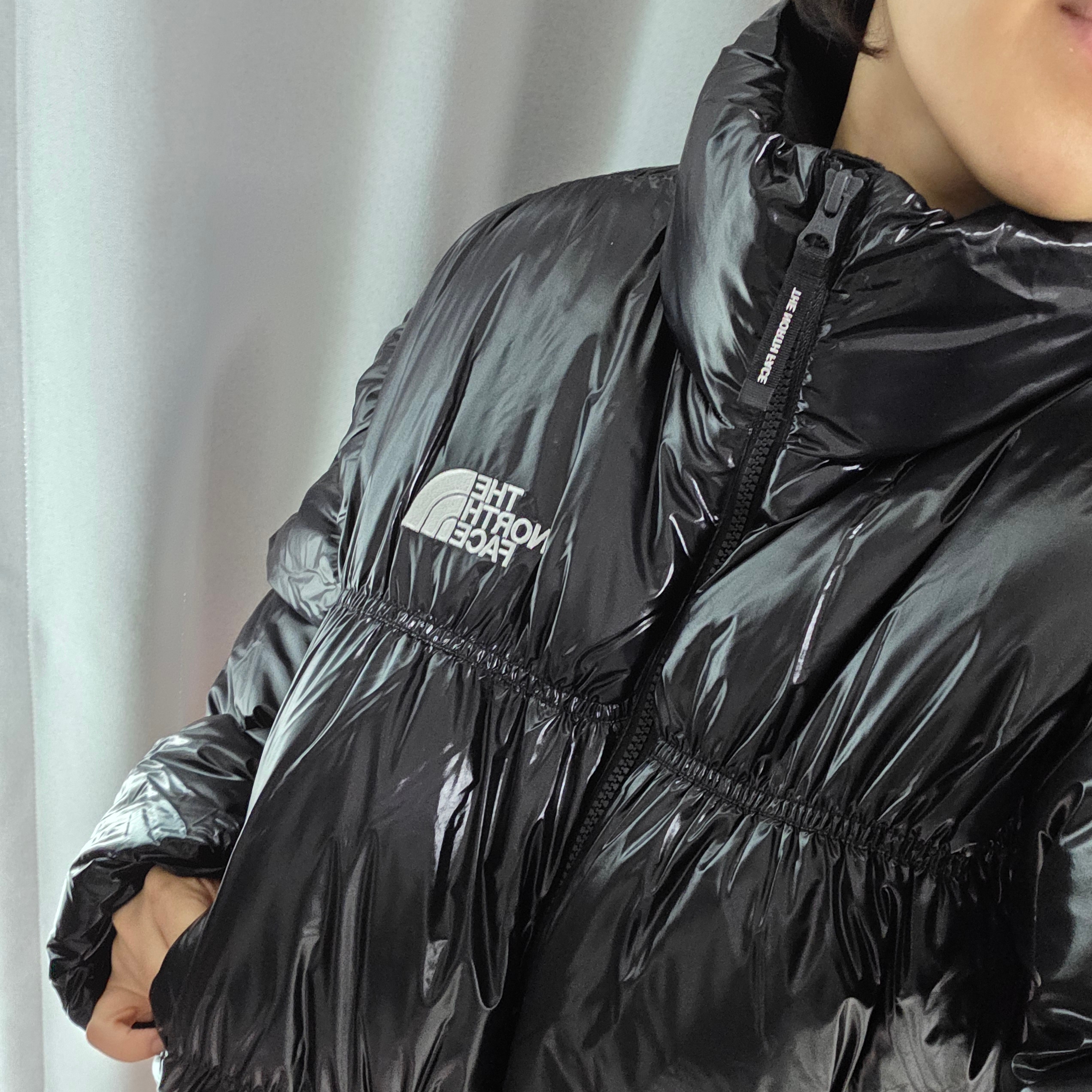 (W) The North Face Ella Down Jacket RDS Black - 25FW 착용 스타일