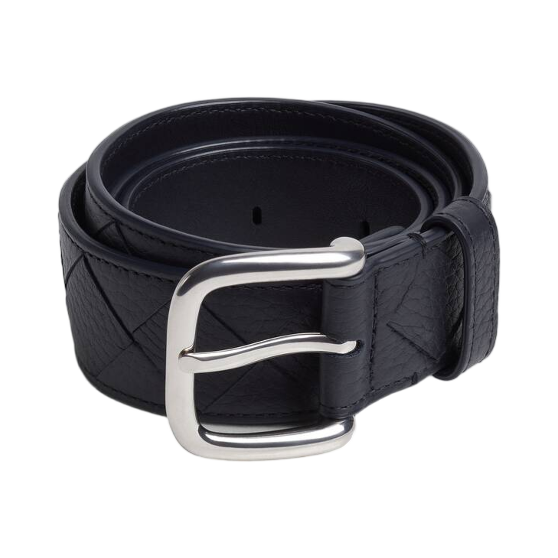 보테가 베네타 인트레치아토 벨트 녹터널(Bottega Veneta Intrecciato Belt Nocturnal)