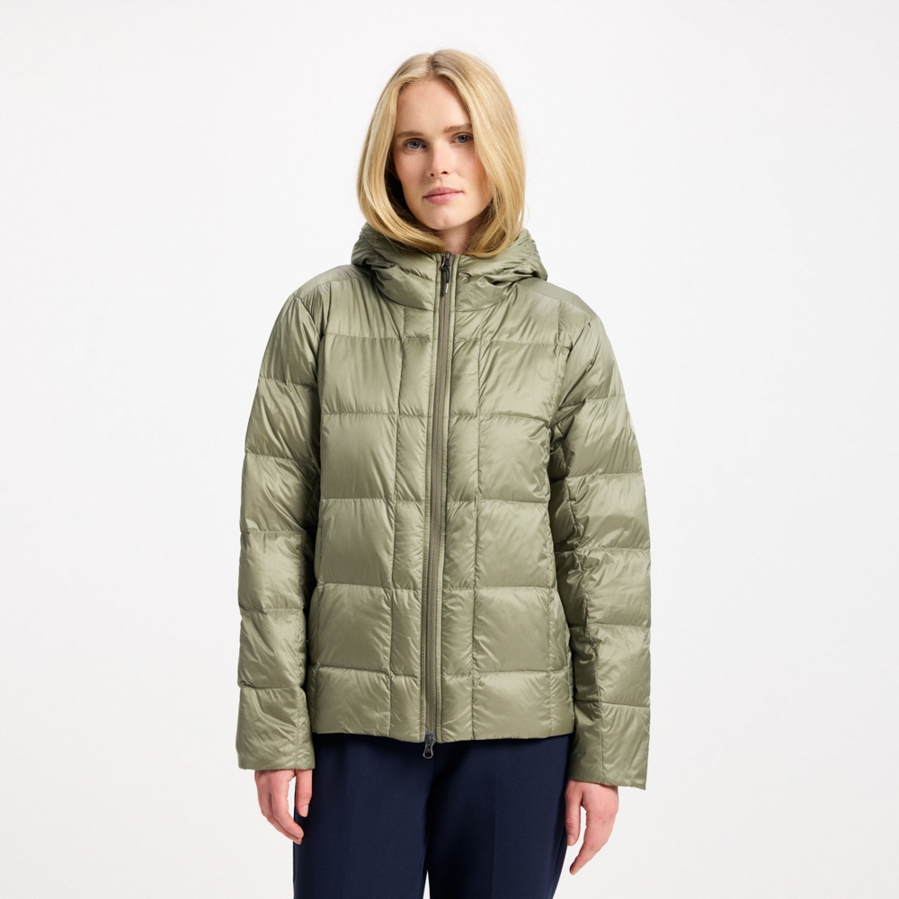 피레넥스 배시아 라이트웨이트 후디드 다운 자켓 - 머메이드(Pyrenex BASSIA Lightweight Hooded Down Jacket - Mermaid) - 3