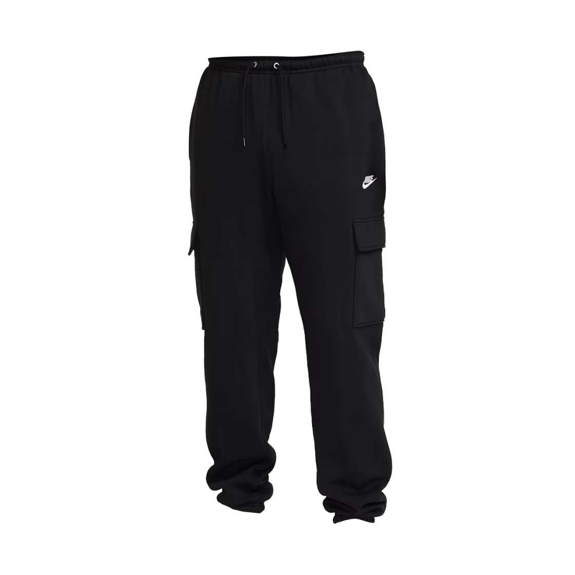 FN3805-010 Nike Club Fleece Cargo Pants Black White - US/EU