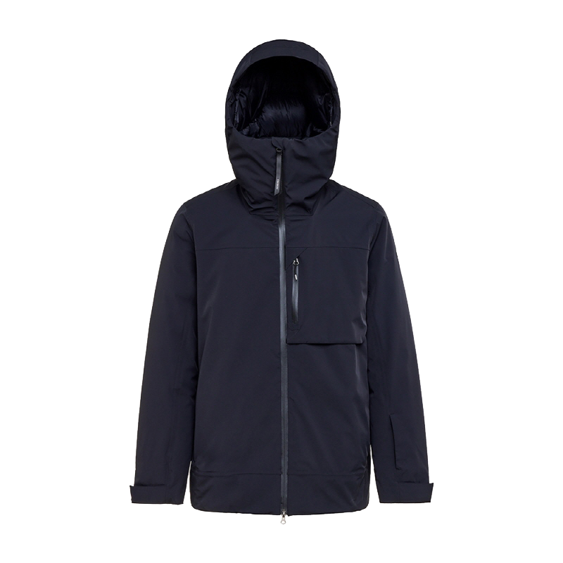피레넥스 (24FW) 그래비티 2 워터프루프 파카 자켓 인 내추럴 다운 - 블랙(Pyrenex (24FW) GRAVITY 2 Waterproof Parka Jacket in natural down - Black) - 1