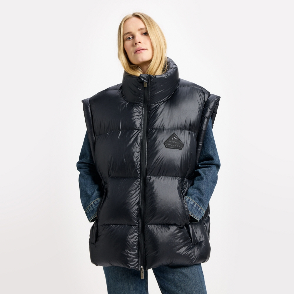 피레넥스 [세인트-서버] ARBATAN 슬리브리스 다운 자켓 - 블랙(Pyrenex [Saint-Sever] ARBATAN Sleeveless Down Jacket - Black) - 5