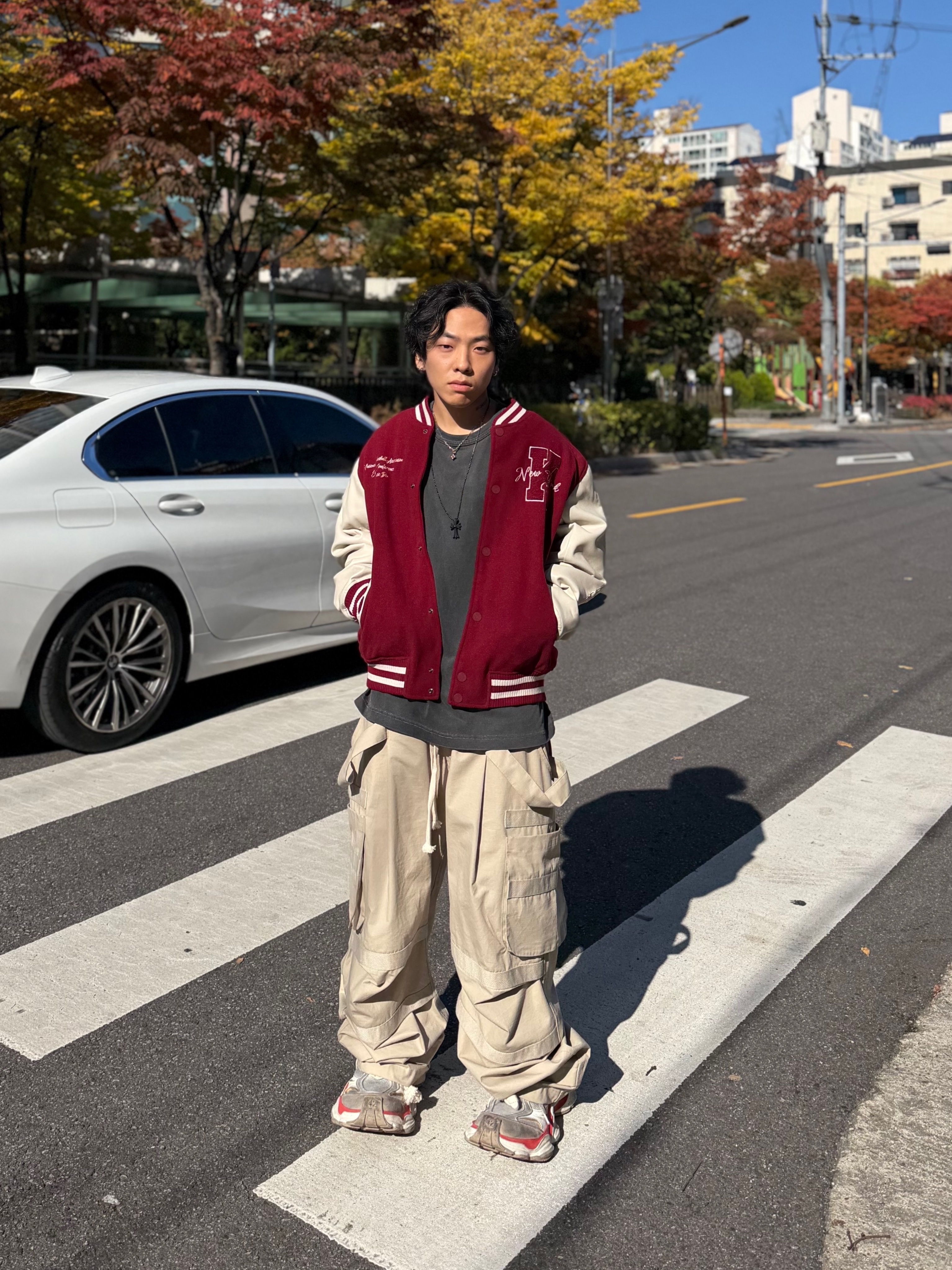 Balenciaga Cargo Sneakers Beige Grey Red, Wapworks Hard Knocks Cargo Pants Dune 착용 스타일 - 1
