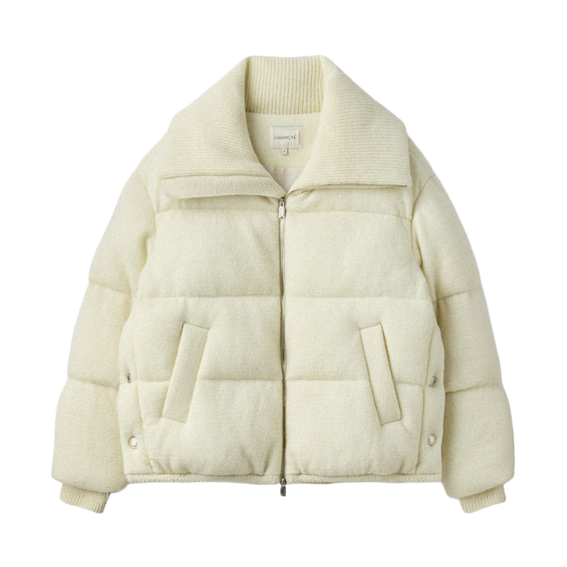 UM254AJK19MI UMARMUNG Soft Shetland Wool Alpaca Puffer Jacket_Tea