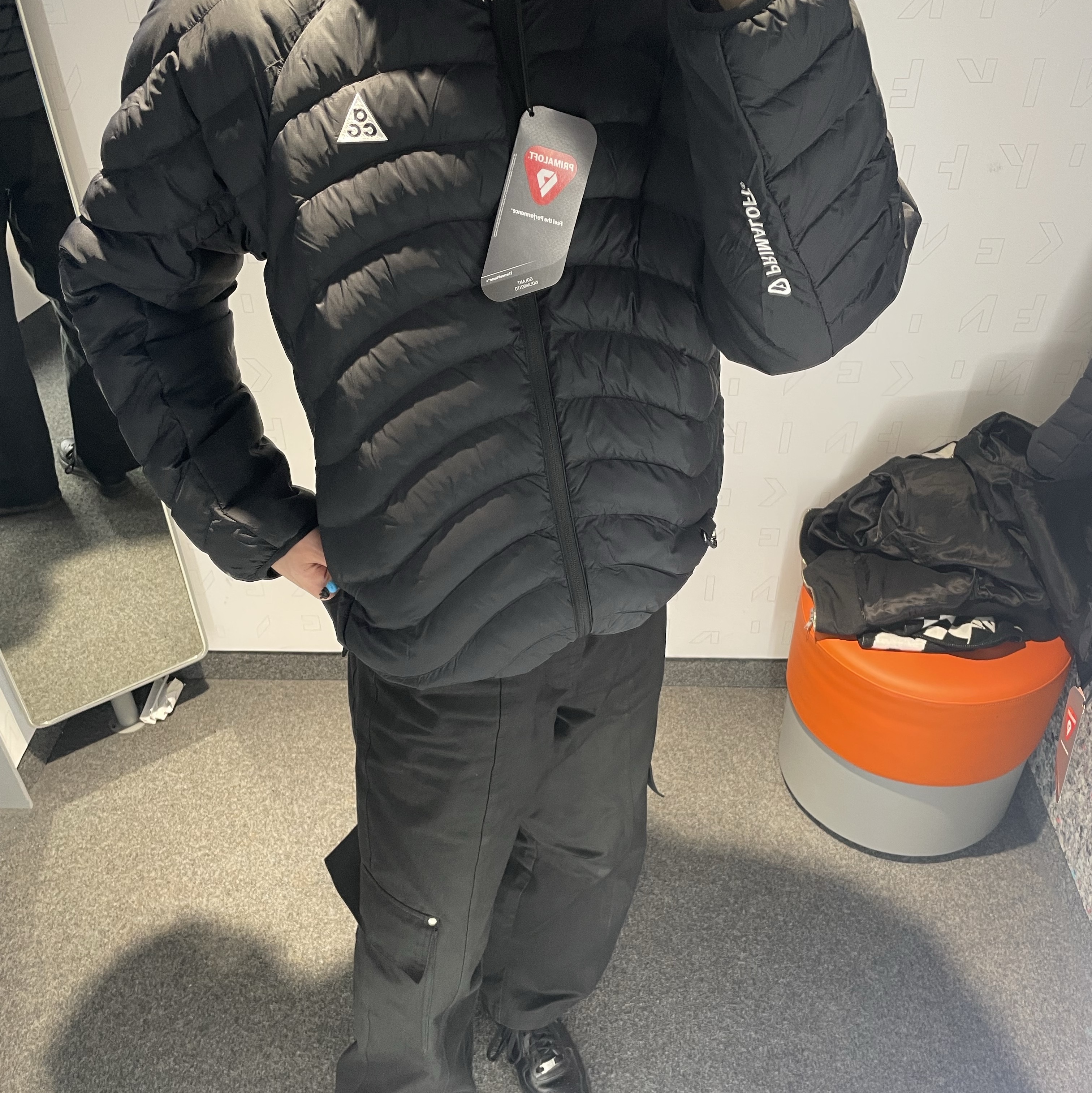 Nike ACG Lava Flow Therma-Fit ADV Jacket Black Summit White - Asia 착용 스타일 - 2