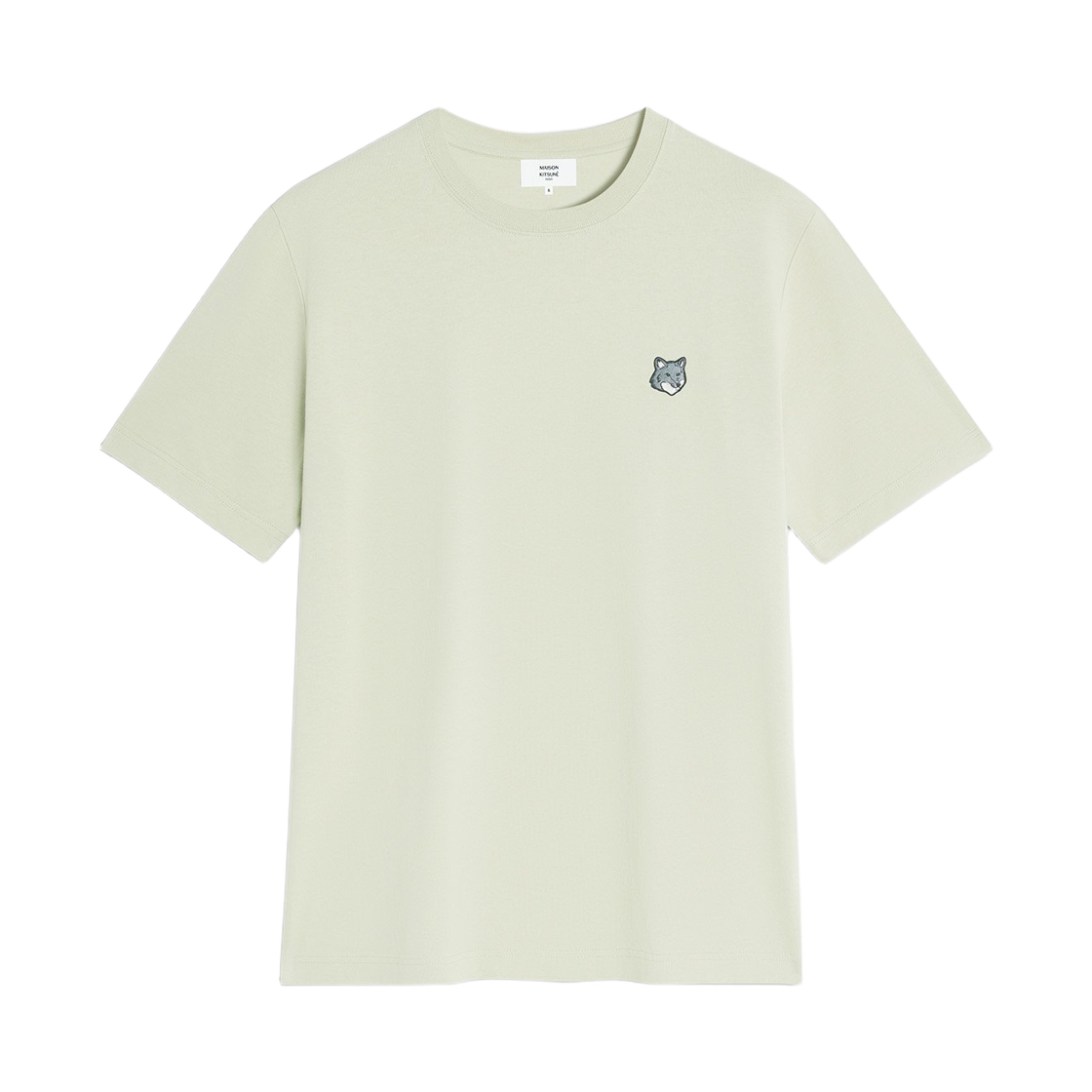 PM00108KJ7025-P129 Maison Kitsune Fox Head Comfort T-Shirt Stone Beige