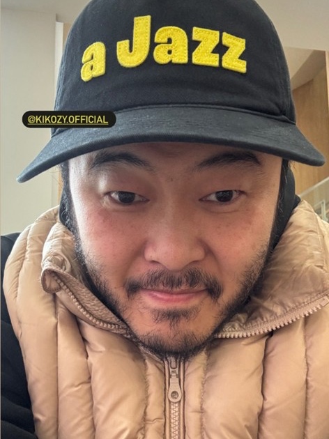 Kikozy A Jazz Cap Black, Kikozy A Jazz Cap Beige 착용 스타일