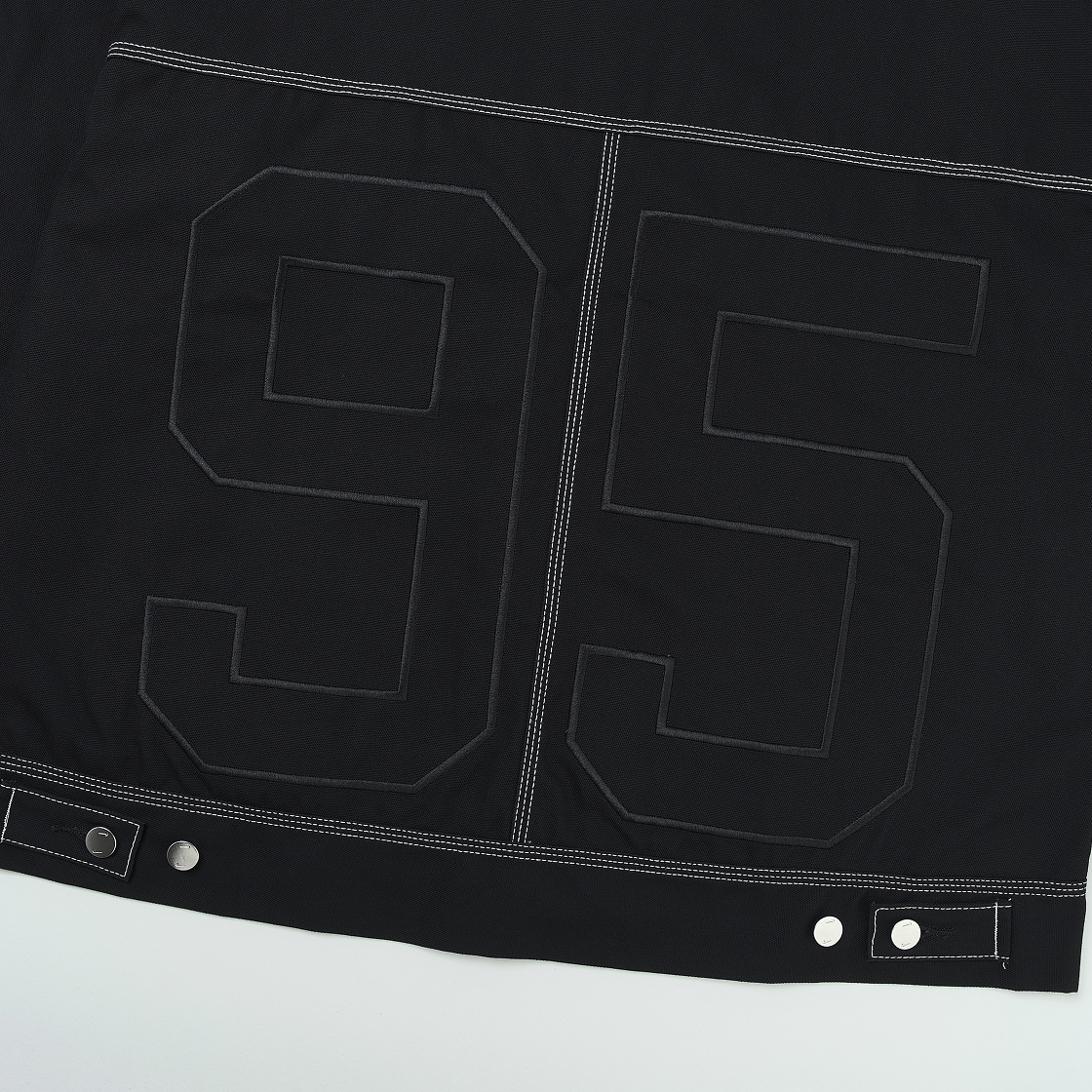 (W) 나이키 NSW 오버사이즈 그래픽 카고 자켓 블랙 서밋 화이트 - 아시아((W) Nike NSW Oversized Graphic Cargo Jacket Black Summit White - Asia) - 6
