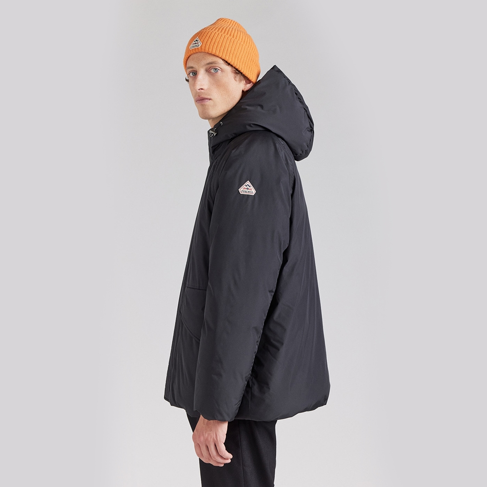 피레넥스 (24FW) 코벌트 후디드 파카 자켓 - 블랙(Pyrenex (24FW) COVERT Hooded Parka Jacket - Black) - 4