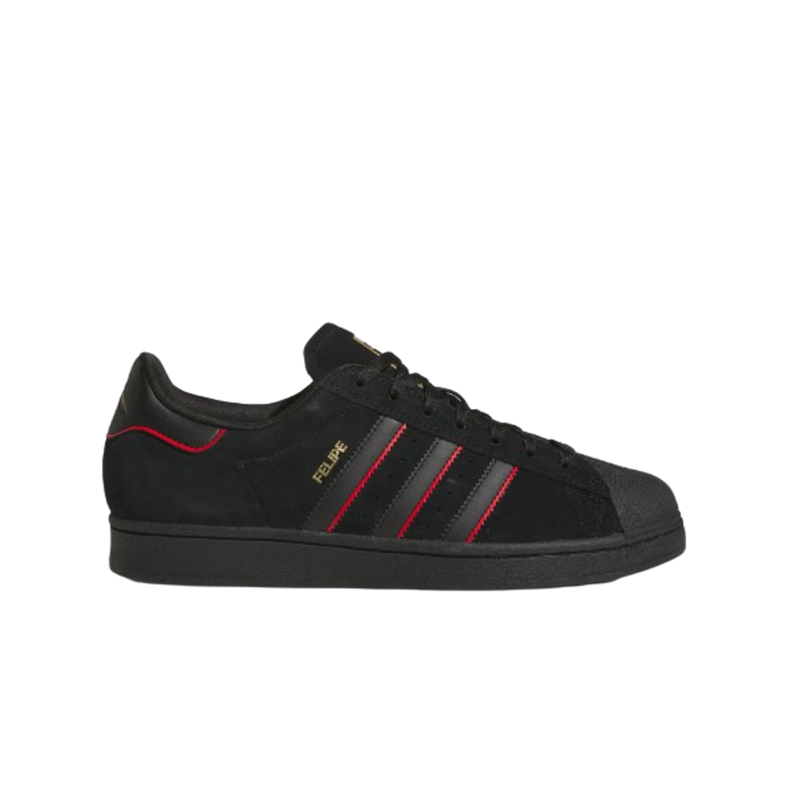 JR7831 Adidas x Felipe Gustavo Superstar ADV Core Black Better Scarlet