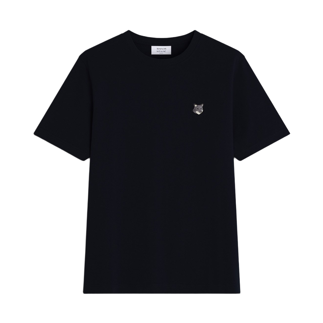 메종 키츠네 폭스 헤드 컴포트 티셔츠 블랙(Maison Kitsune Fox Head Comfort T-Shirt Black)
