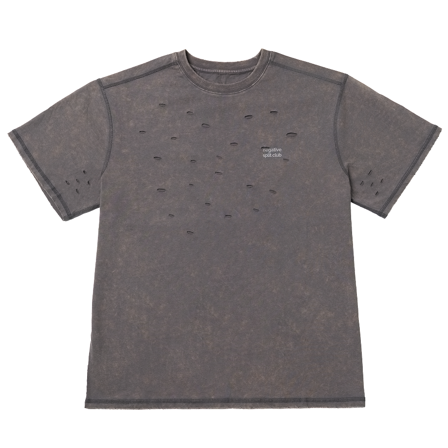 네거티브 스플릿 클럽 에어액트 미네랄 베이직 티셔츠 차콜(negative split club Airact Mineral Basic T-Shirt Charcoal)