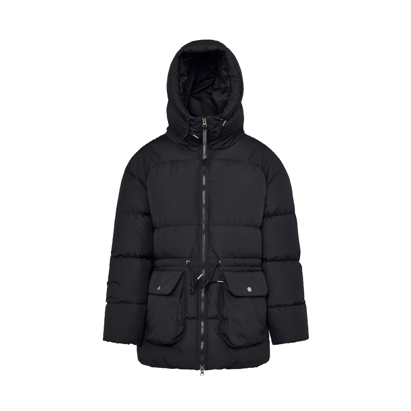피레넥스 AULE 후디드 다운 자켓 - 블랙(Pyrenex AULE Hooded Down Jacket - Black)