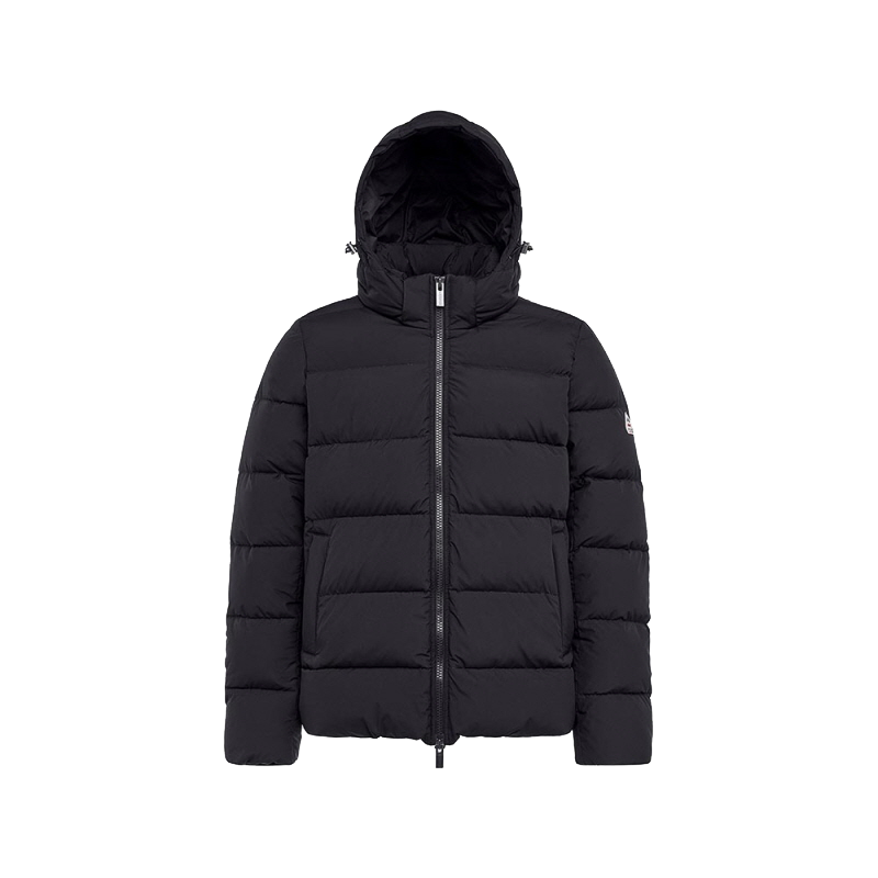 피레넥스 (24FW) 스파우트닉 미니 립스탑 2 후드 다운 자켓 - 블랙(Pyrenex (24FW) SPOUTNIC MINI RIPSTOP 2 Hooded Down Jacket - Black) - 1