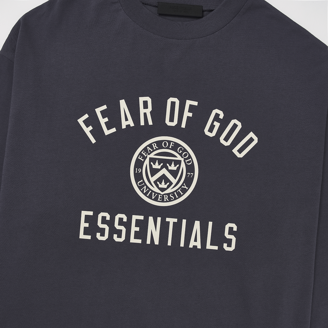 에센셜 롱슬리브 티셔츠 마린 - 24FW(Essentials Long Sleeve T-Shirt Marine - 24FW) - 3