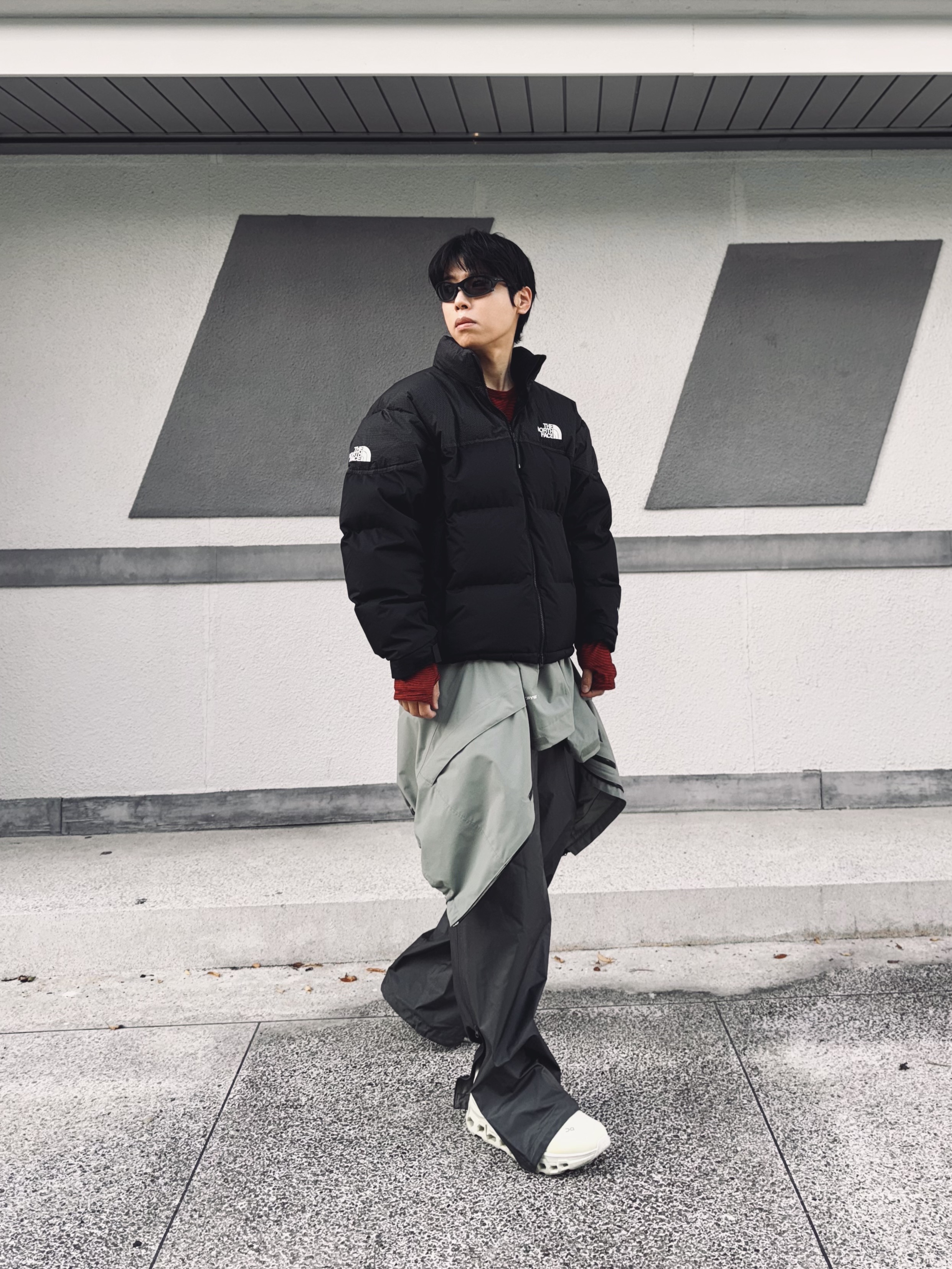 The North Face Remaster Down Jacket Black - 25FW, The North Face Remaster Down Jacket Brown 착용 스타일 - 8