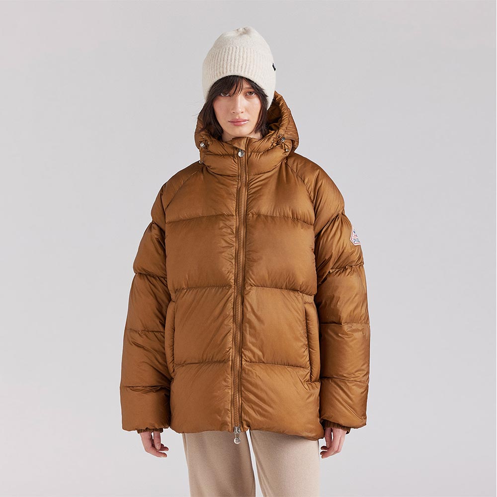 피레넥스 (24FW) 스텐 3 립스탑 후드 다운 자켓 - 브론즈 브라운(Pyrenex (24FW) STEN 3 RIPSTOP Hooded Down Jacket - Bronze Brown) - 5